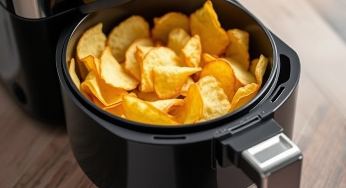Kartoffelchips aus dem Airfryer