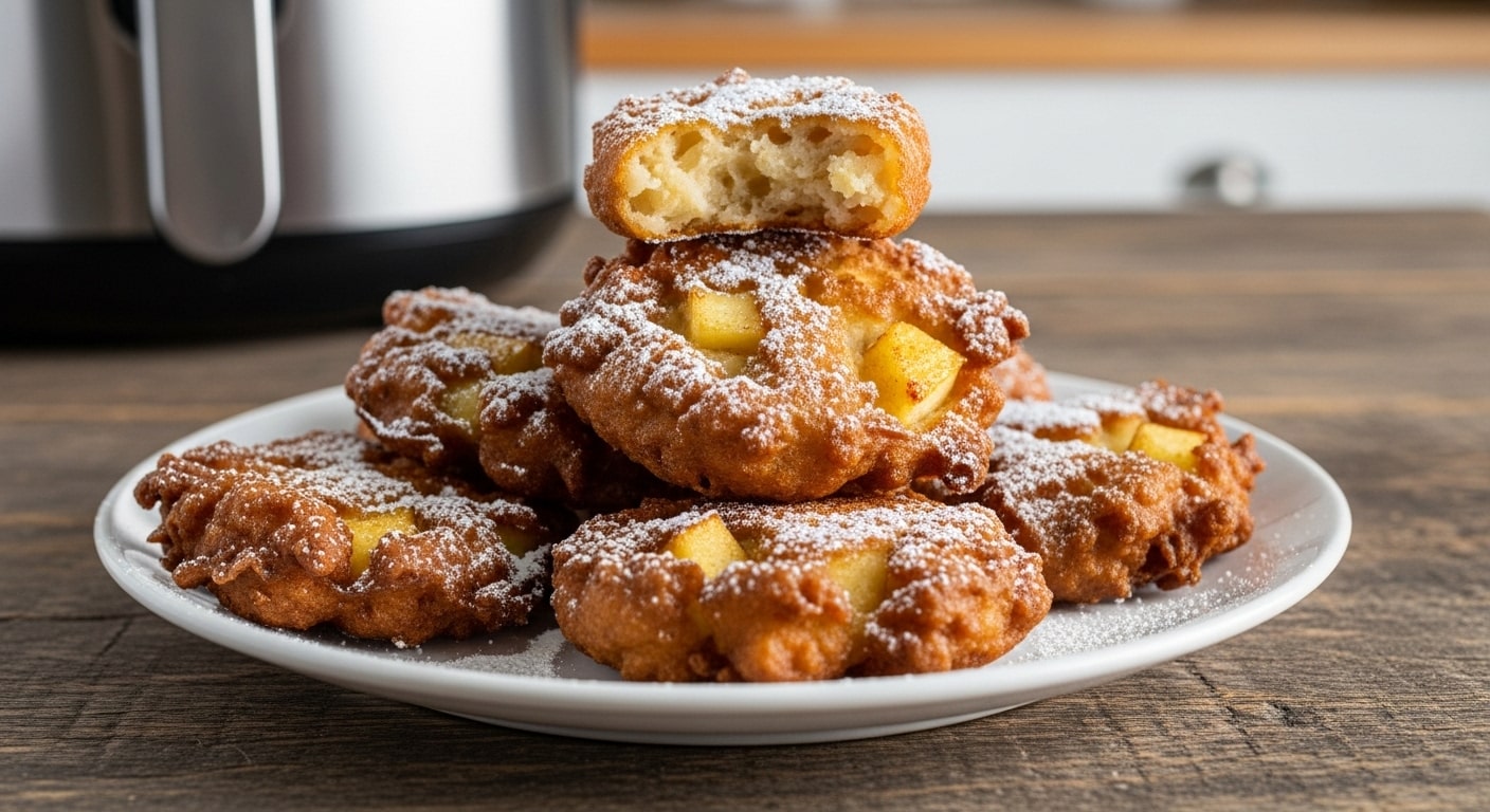 Apfelkrapfen aus dem airfryer