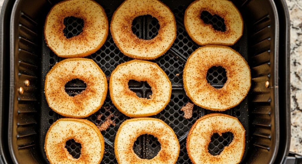 Apfelringe im Airfryer - knusprig, fruchtig und einfach lecker