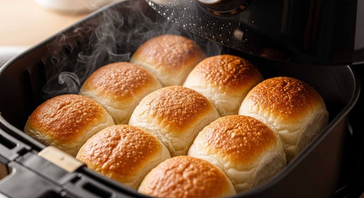 Tiefkühlbrötchen in der Heißluftfritteuse - Schnell & Knusprig aufbacken