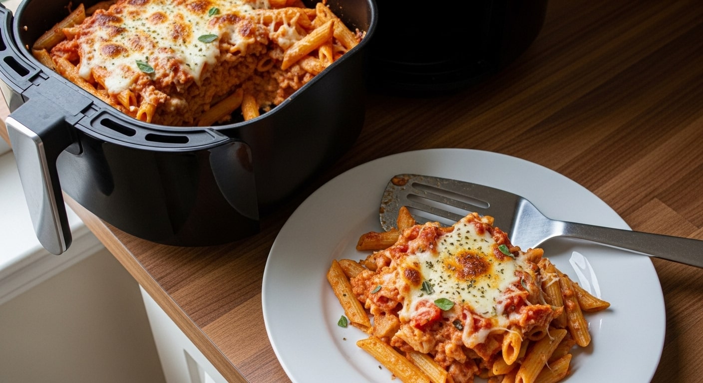 Nudelauflauf im Airfryer