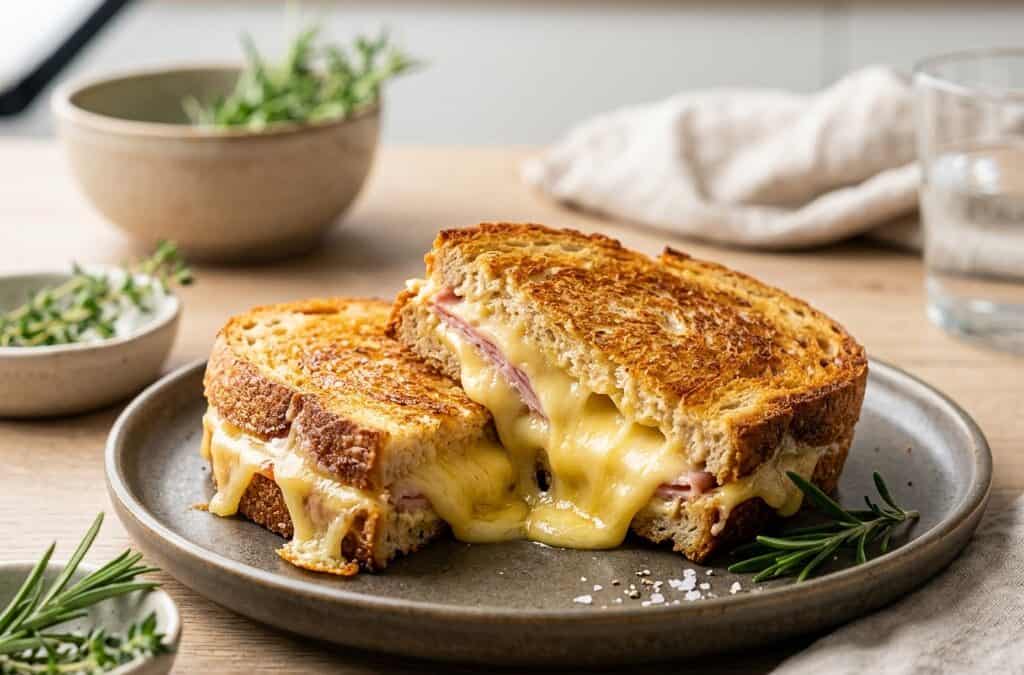 Knuspriges Gourmet-Sandwich aus dem Airfryer