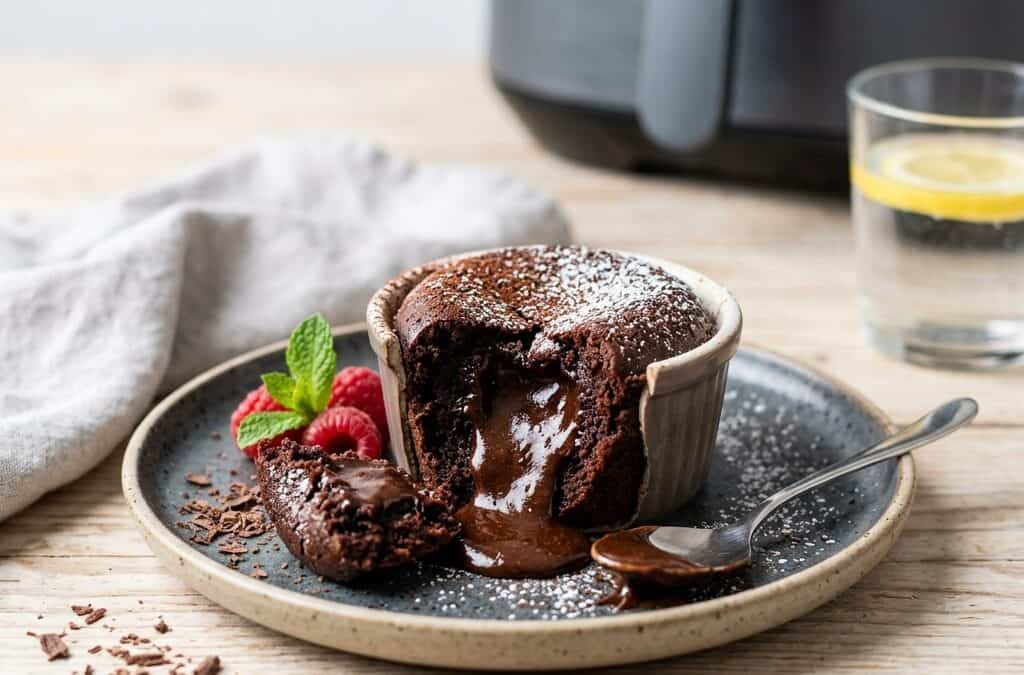 Schoko-Lava Cake aus dem Airfryer