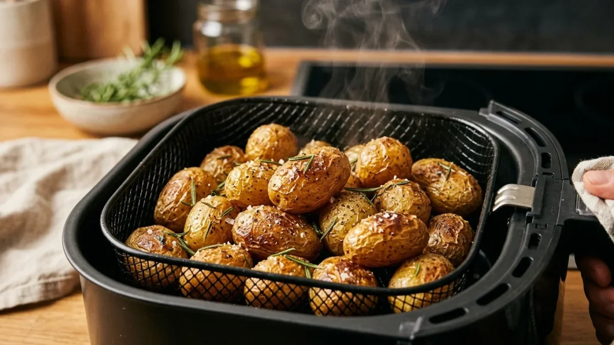 Drillinge aus der Heißluftfritteuse