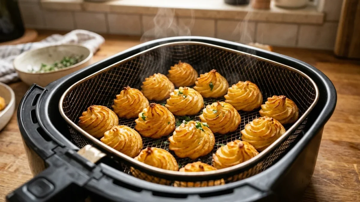 Herzoginkartoffeln im Airfryer