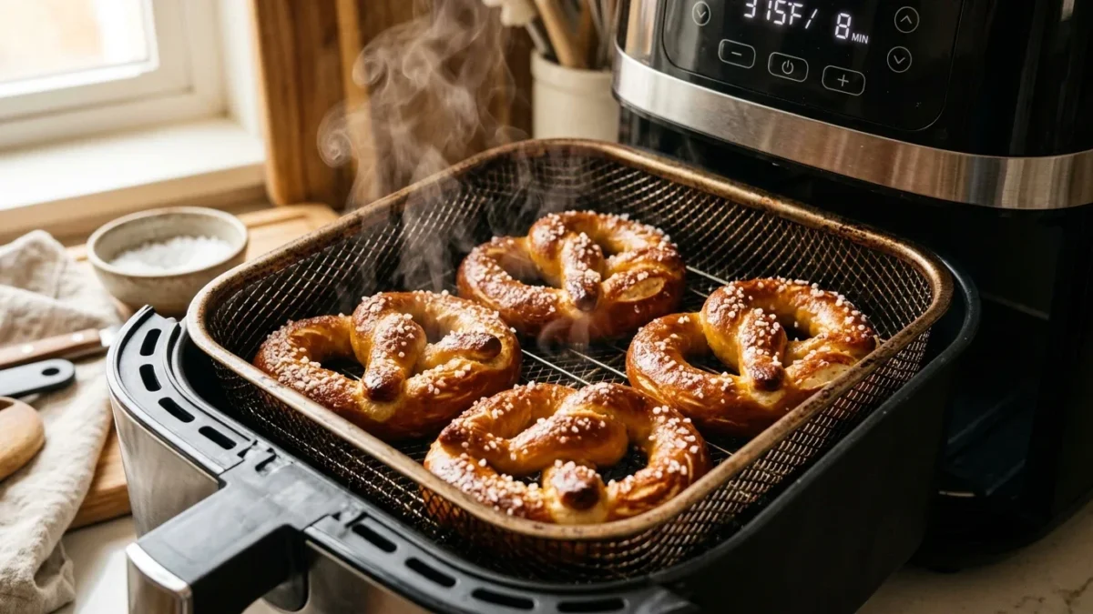 TK-Brezeln im Airfryer