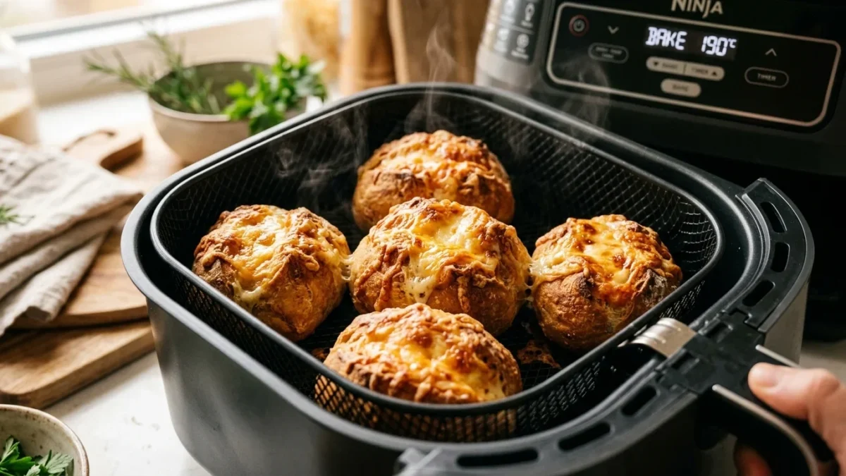 TK-Käsebrötchen im Airfryer