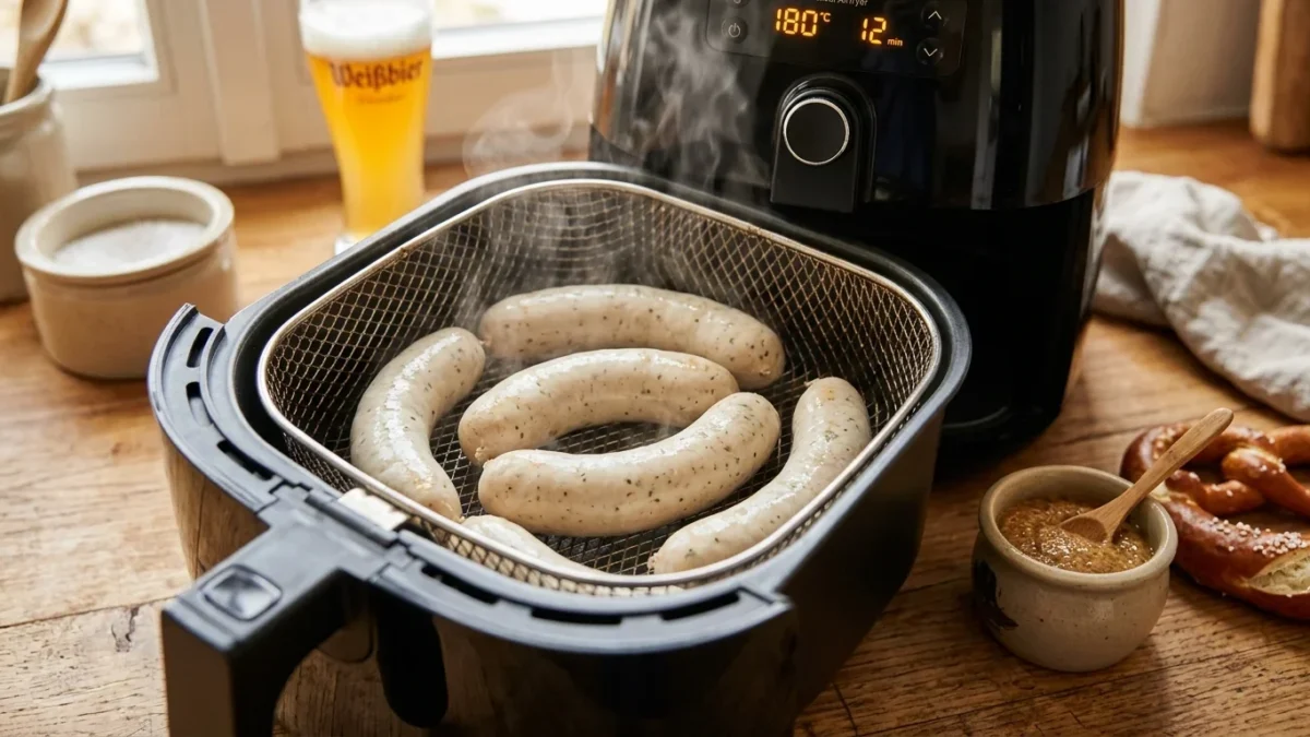 Weißwurst im Airfryer