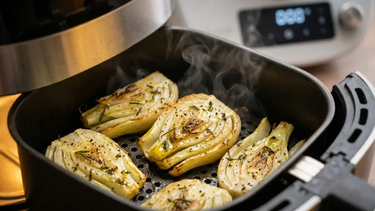 Knuspriger Fenchel aus dem Airfryer